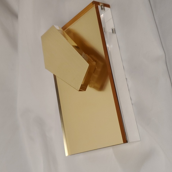 Lucite Frame Tizo Magnetic Picture Frame Gold Acrylic 4x6 - Picture 4 of 5